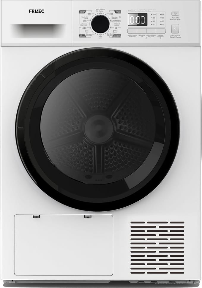 Frilec KOBLENZ8882TWP-030 - Warmtepompdroger - Wit - 8kg Laadvermogen