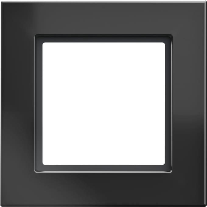 Homematic IP Glas - Afdekraam - Enkelvoudig - Zwart