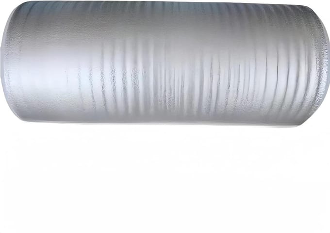 Radiatorfolie - Isolatiefolie - Warmtebehoud - Reflecteert warmte - 10x0.5 meter - Aluminium