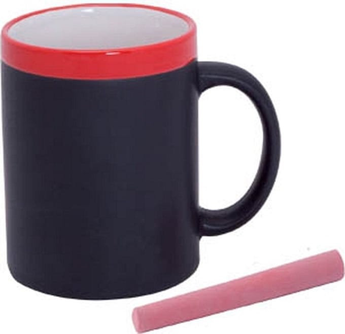 Krijt mok rood