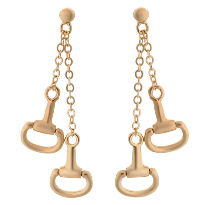 Orphelia PO-025 - Oorhanger - Verguld metaal - 3.5 cm