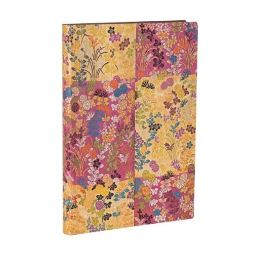 Paperblanks cahier, kara-ori pink, softcover flexi, formaat midi, blanco