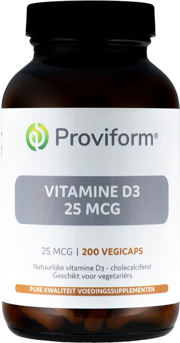Proviform Vitamine D3 25mcg 200 Vegetarische capsules