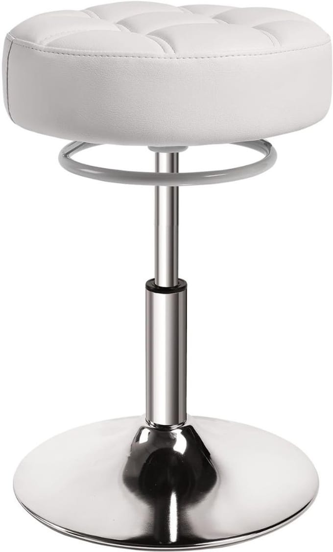 MKSS® Make up Stoel - Kaptafel Kruk - Visagie - Wit