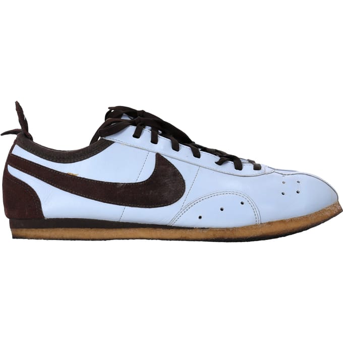 Nike Cortez Sneakers in Witte Leer en Suède