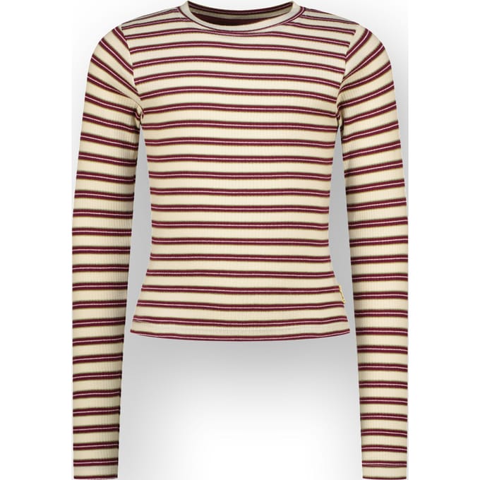 Meisjes T-shirt Icon stripe top