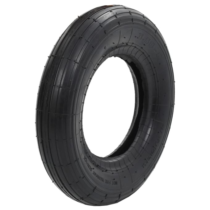 vidaXL - Kruiwagenband - 3.50-8 - 4PR - rubber