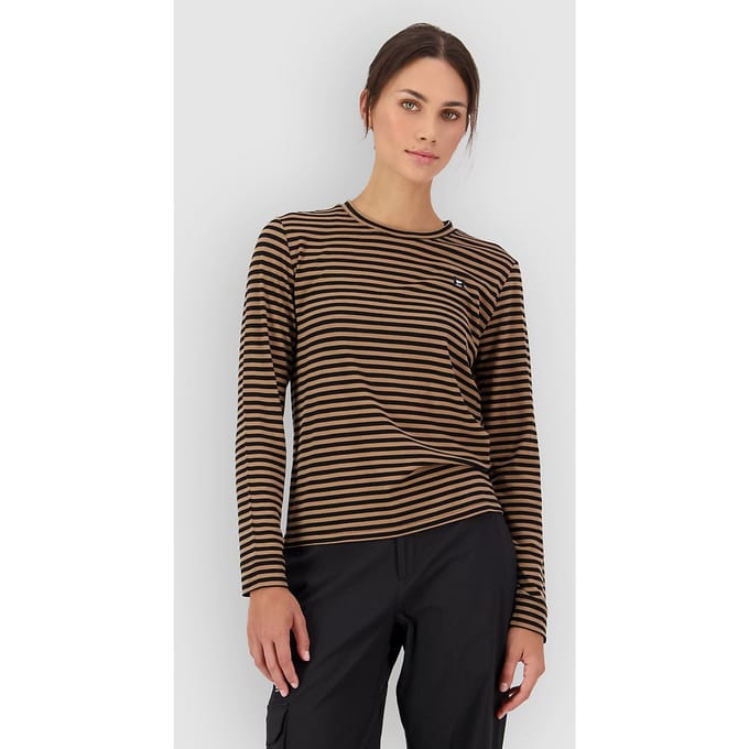 Icon Lange Mouwen T-shirt in Merino Dames Mons Royale