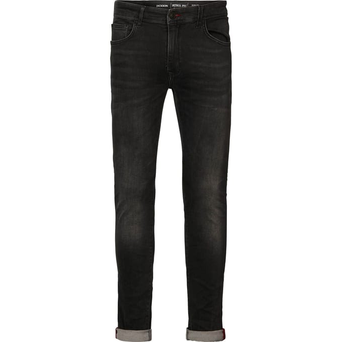 Petrol Industries - Heren Jackson Slim Fit Jeans  - Zwart