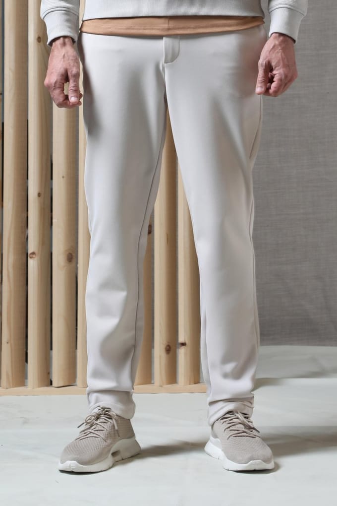 Gabbiano Broek Movar 8265805 5002 Ivory Bone Mannen Maat - M