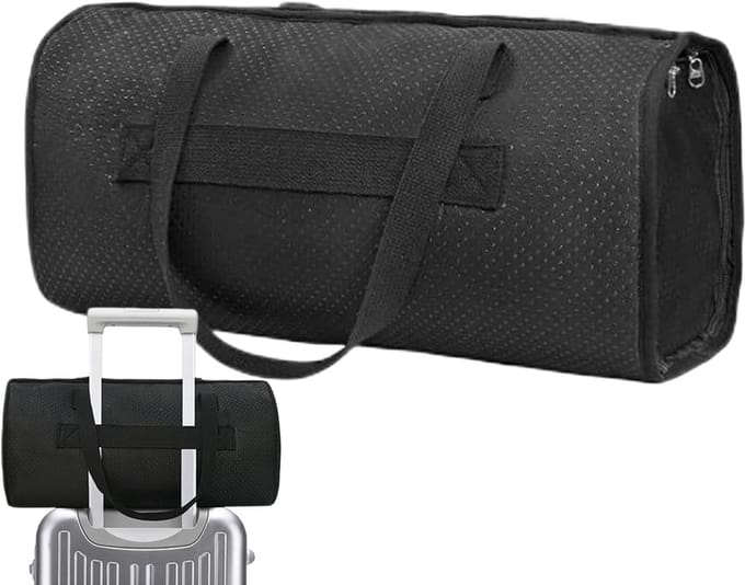 Vliegtuig Bed - Reis Organizer - Kind Comfortabel - Compact Opvouwbaar - 76x43 cm - Zwart