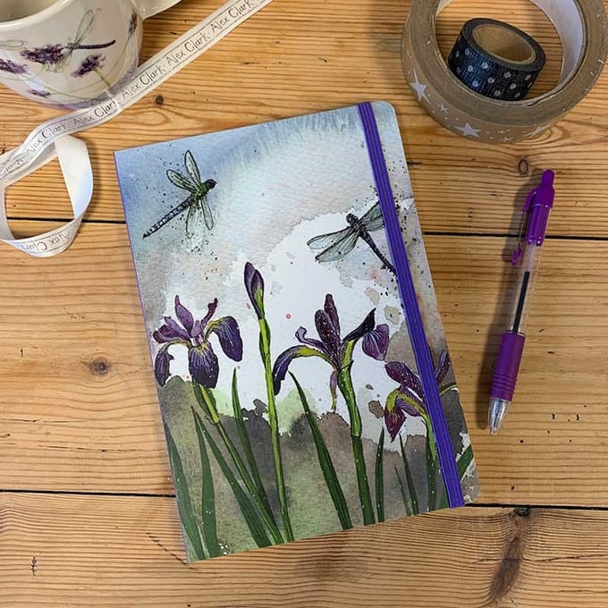 Alex Clark Large Chunky Notebook Dragonflies ~ A5 Softcover Notitieboek Libellen