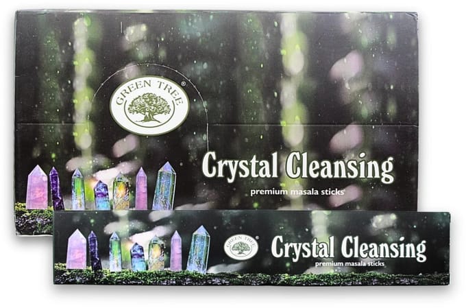 Green Tree Crystal Cleansing wierook 15 grams - doos van 12 st.