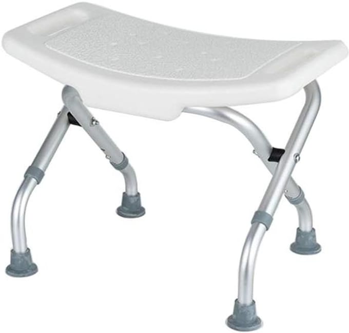 Douche Kruk - Bad Zitje - Veilig Douchen - Inklapbaar & Verstelbaar - 33-37 Cm - Wit