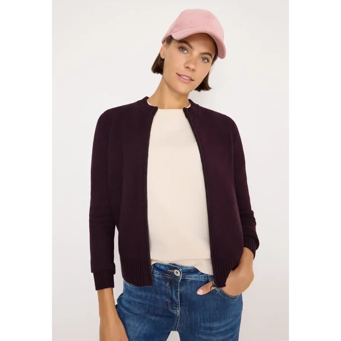 Cosy vest met ritssluiting