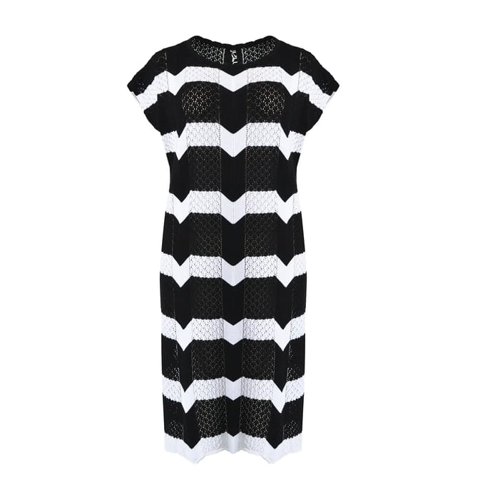 Mouline Midi Jurk Dames Mat Fashion