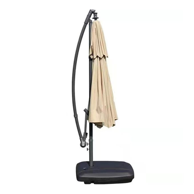3 Mètres Double Toit Parasol Tissu de Rechange Extérieur Cour Jardin Parasol