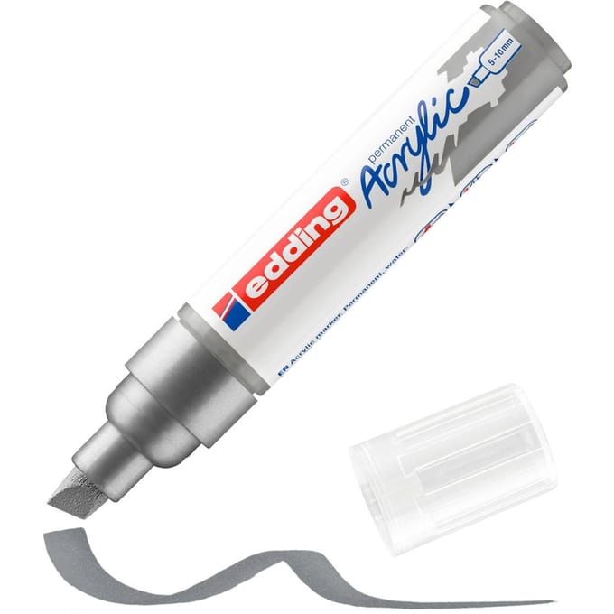edding 5000 Acrylic "Acrylmarker - Wide" - Zilver