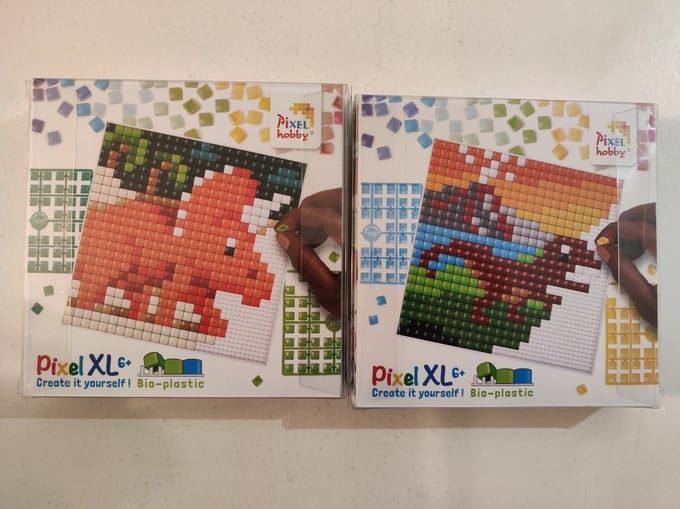 PIXELHOBBY PIXEL XL SET 2 COASTERS DINOS