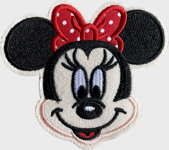 Patchy® – Disney's Minnie Mouse Strijkpatch - Strijkapplicatie - Strijkembleem - Badge - Patches (WOP)