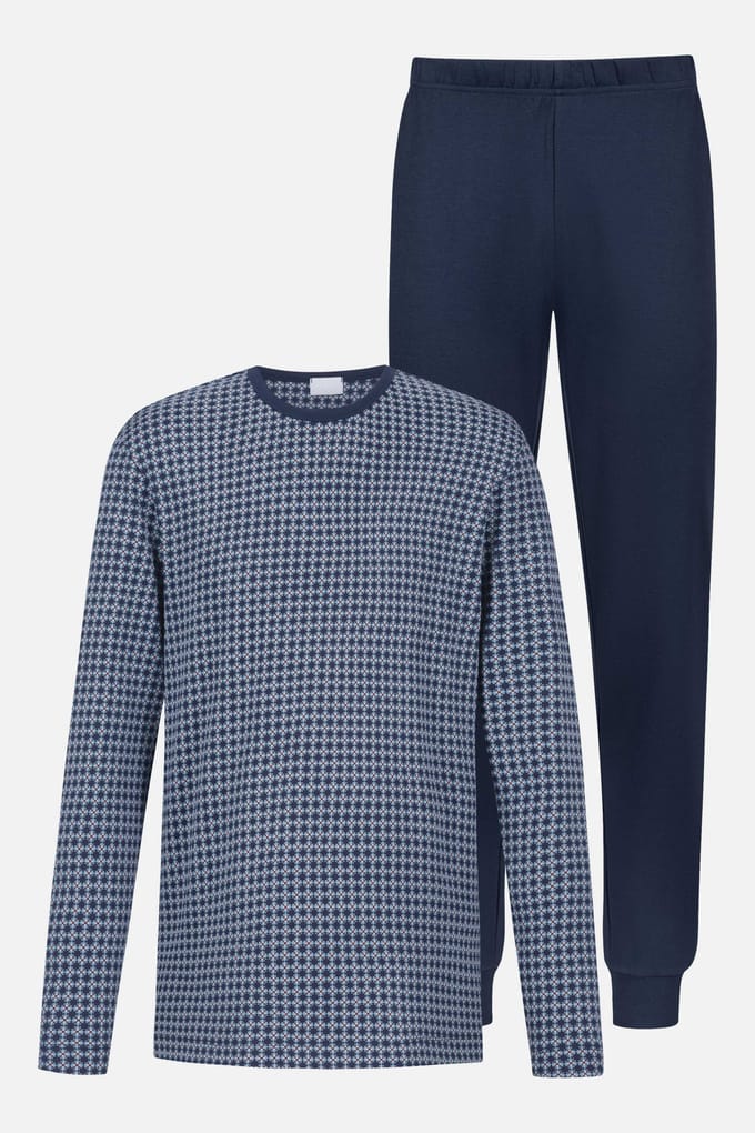 Lang pak Serie Floral Grid Alaskan Blue