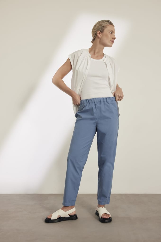 Knitted Merel Pants Blue Taglia: S | Pantaloni Outlet | Donna | Blu