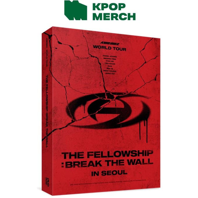 ATEEZ Wereldtournee [DE FELLOWSHIP : BREAK THE WALL] Op SEOUL DVD red