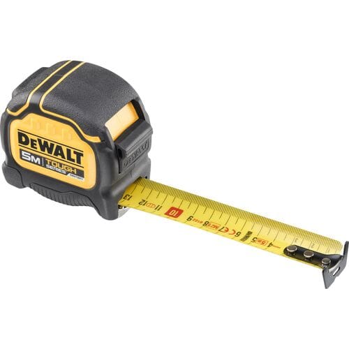 DeWalt TOUGH - Rolmaat - 5m - BladeArmor® Beveiliging - Dubbelzijdige Print