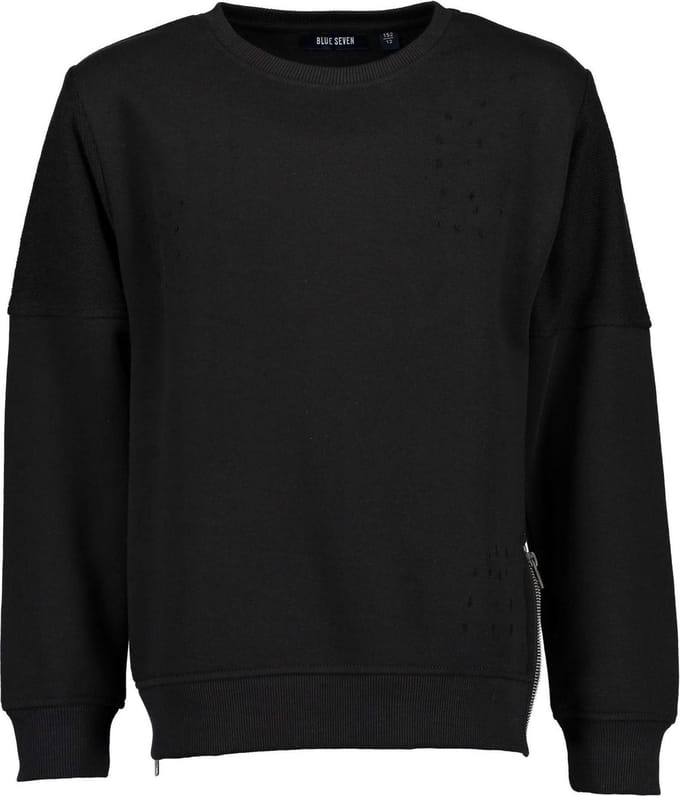 Blue Seven - Jongens sweater - Zwart - Maat 176