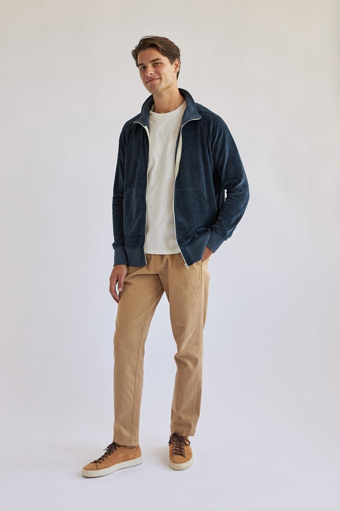 TWOTHIRDS Ballycotton Sweatshirts Mediterranean Navy Größe: M | Pullover Outlet | Herren | Blau