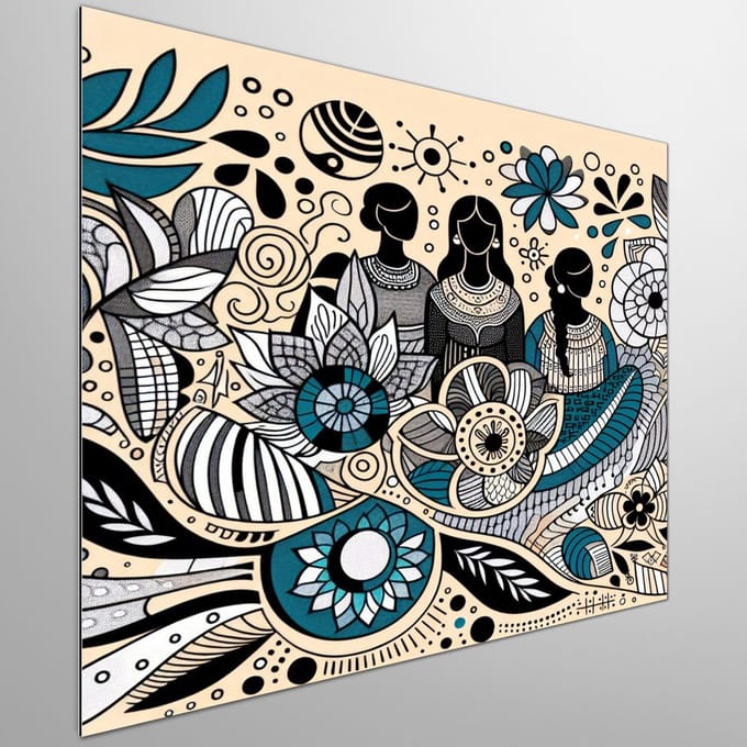 Kunstprint | Wanddecoratie | Dibond | 50 × 50 cm