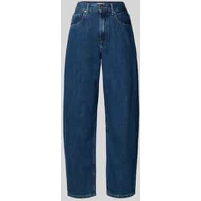 barrel fit Jeans van puur katoen