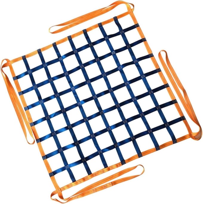 Hefnet - Vrachtnet - Goederen Optillen - Sterk Polyester - 1.5 x 1.5 m - Grijs