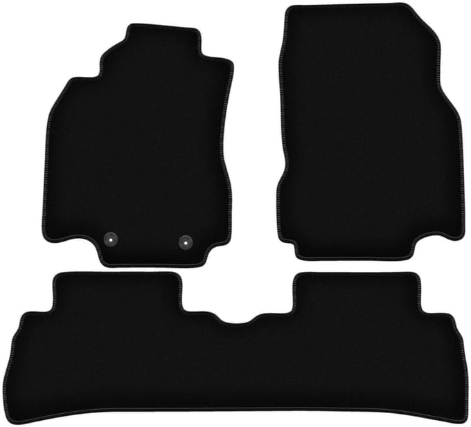 BASIC zwarte veloursmatten voor: Nissan Cube Z12 Keicar (2008-2011)