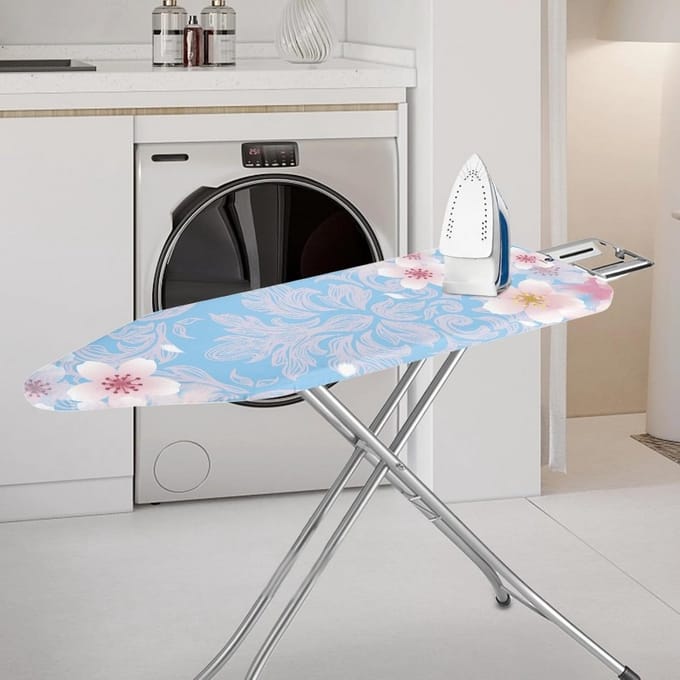 Strijkplankovertrek Elastisch en Antislip met Patroon 110 x 30 cm
