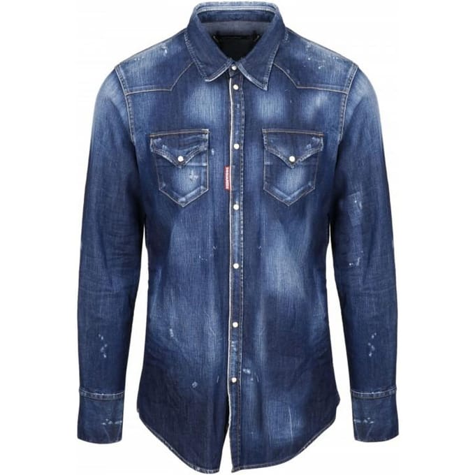 Chemise homme unique DSQUARED2 fabriquée EN Italie - 40%%% - Taille: IT52 gray