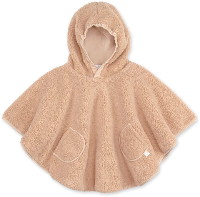 BEMINI Reisponcho 9-36m - Warme teddy - Natural