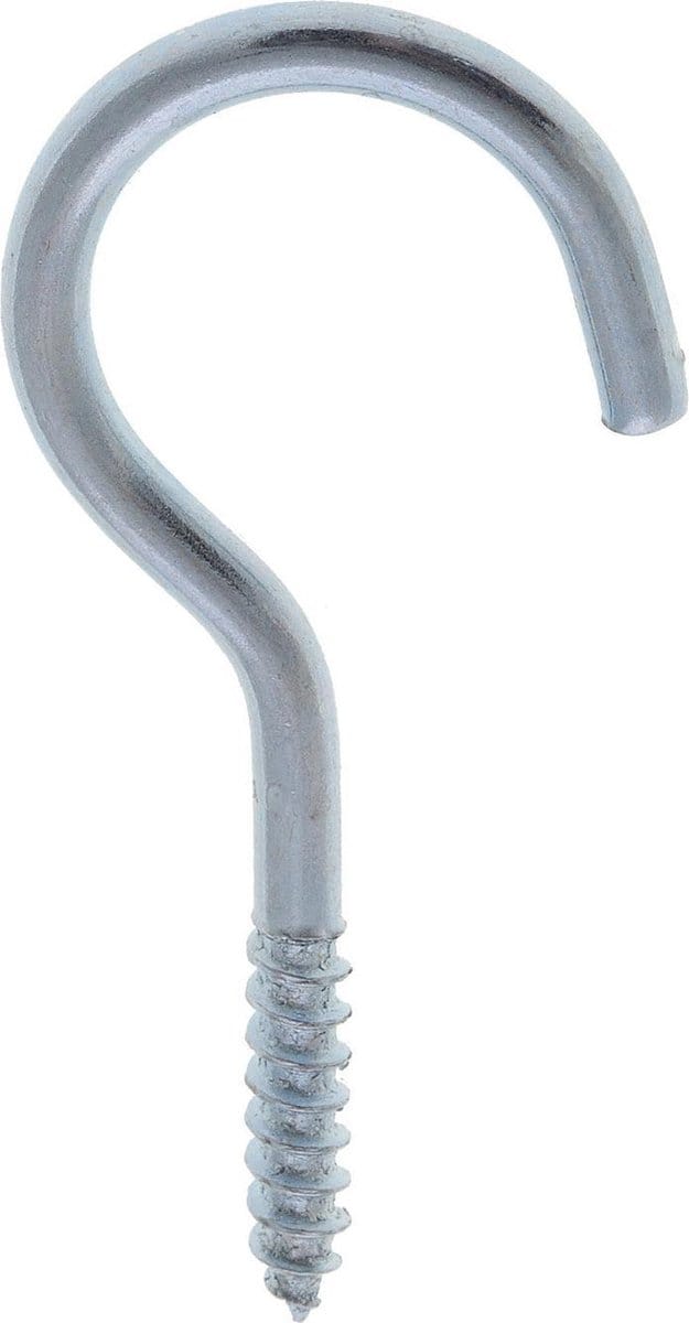 schroefhaak verzinkt 50mm 6 stuks