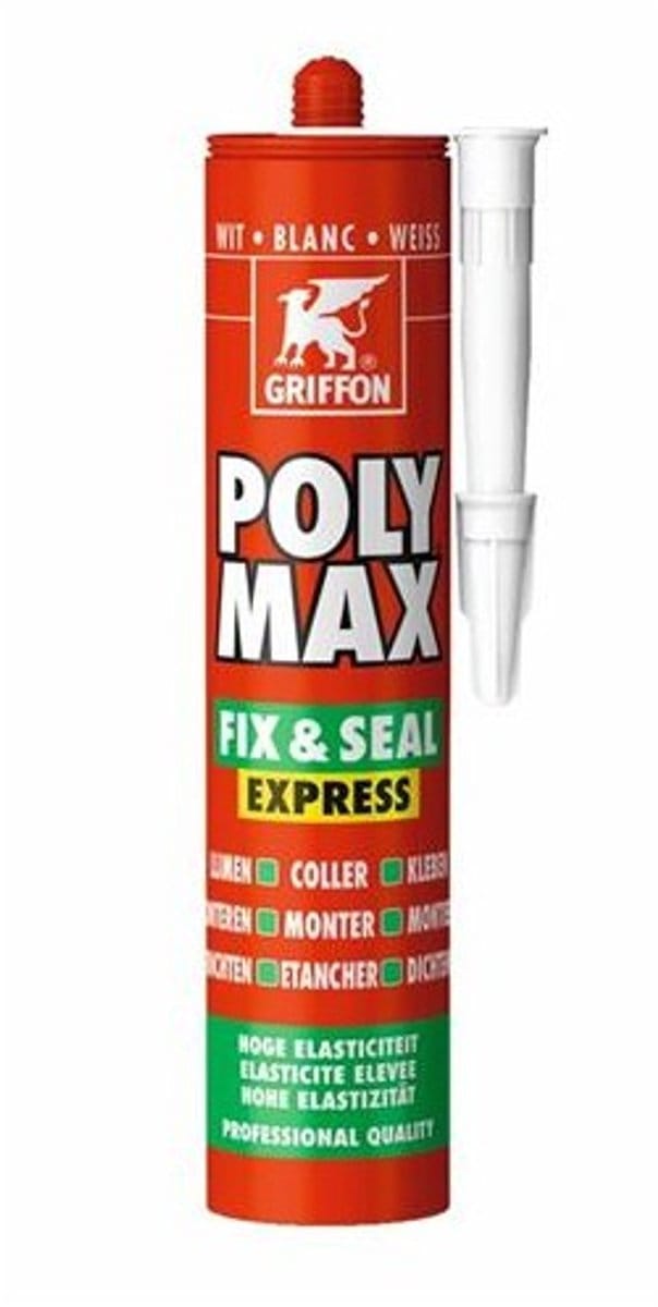 Griffon Poly Max® Afdichtingskit Fix & Seal Express Wit Koker 425g - 6150450