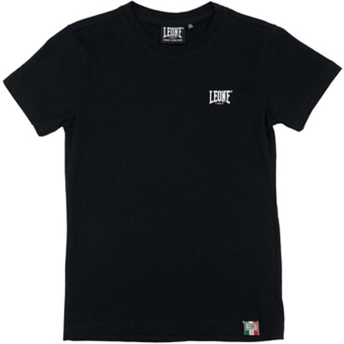 T-shirt Korte Mouw Leone 1947 Boy Short Sleeves Small Logo