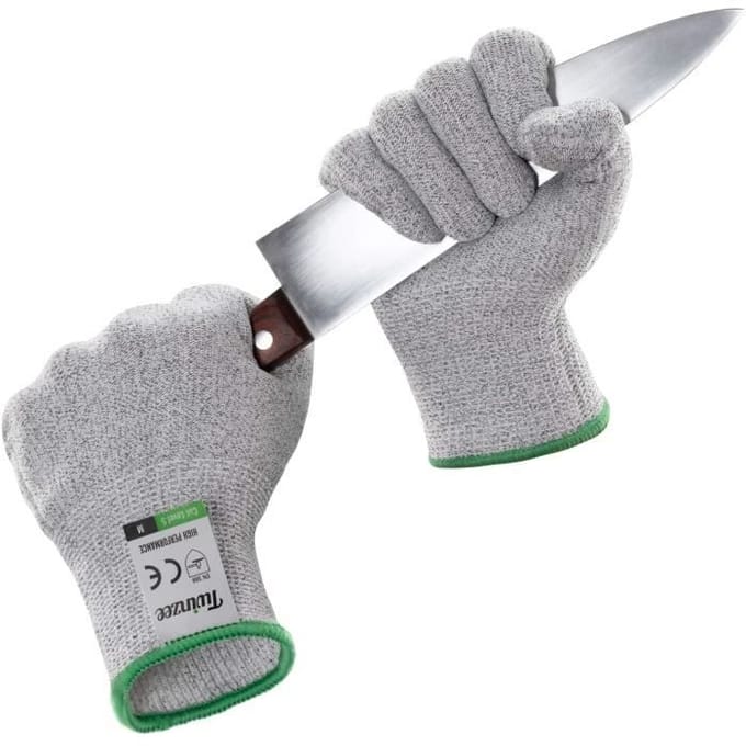 Gants Anti Coupures - Marque - Taille M - Protection Niveau 5 - Norme EN 388