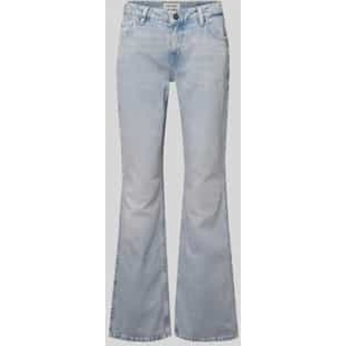 Bootcut jeans in used-look