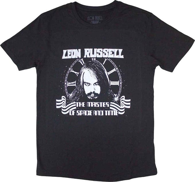 Leon Russel - Space & Time Heren T-shirt - XL - Zwart