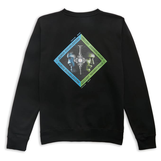 Fantastic Beasts Gellert Grindelwald & Albus Dumbledore Sweater - Black - M