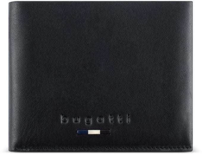 Bugatti Romeo Portemonnee Leer 11.5 cm - Jongens - Horizontaal - schwarz