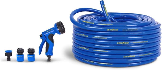 Tuinslang 25m met Multifunctioneel Spuitpistool en 3 Raccords - Flexibel en Duurzaam