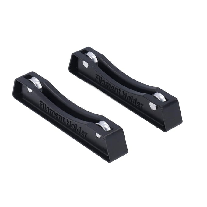1 Paar 3D Printer Filamenthouder Lagerontwerp Printbaar Verbruiksrek voor PLA ABS TPU Spoel black