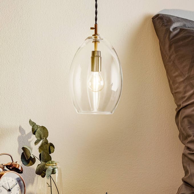 Northern - Unika pendellamp - transparant - L