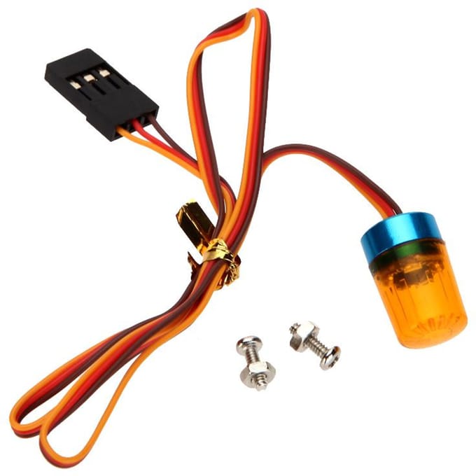 AX-511BL RC Multifunctionele Circulaire Ultra Heldere Politieauto LED geel