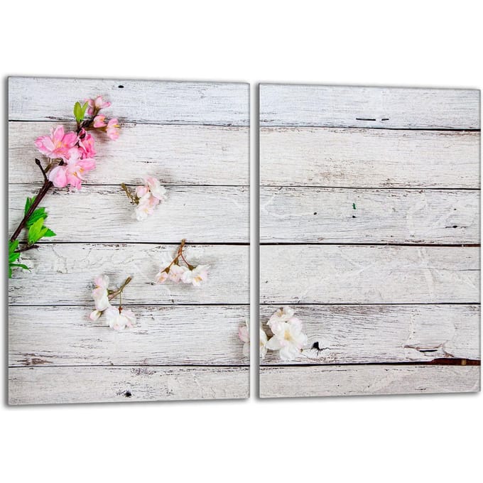TMK ArtDeko - Kookplaat Achterwand - Glas - 40x52 cm - Houdbaar